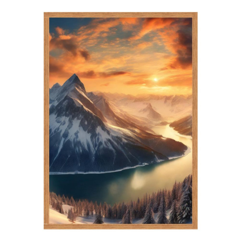 Wandbild 'Alpenzaubert'