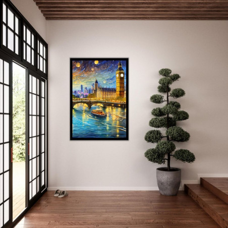 Wandbild 'Nacht in London'