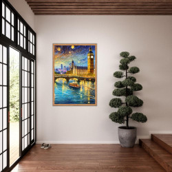 Wandbild 'Nacht in London'