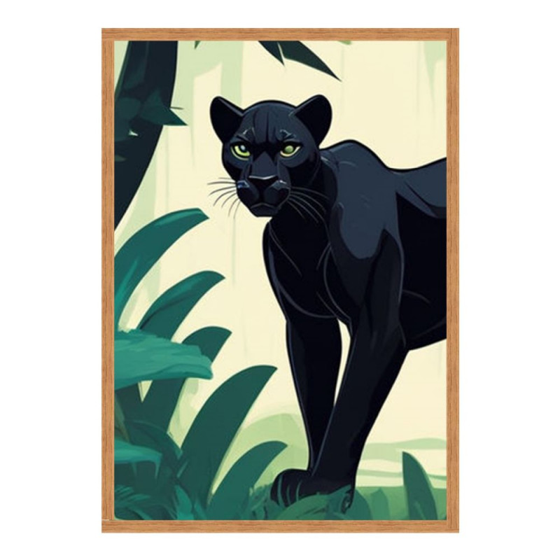Wandbild 'Unser Dschungel Tiere   der Jaguar'