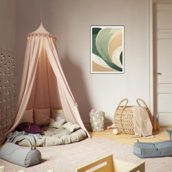 Wandbild 'Harmonische Kreise – Abstrakte Malerei'