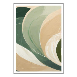 Wandbild 'Harmonische Kreise – Abstrakte Malerei'