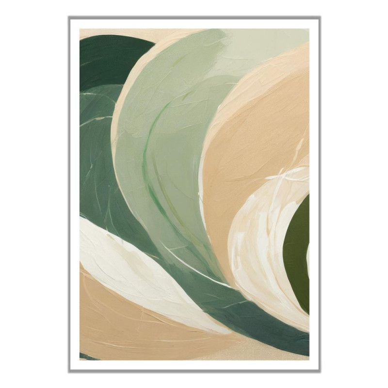 Wandbild 'Harmonische Kreise – Abstrakte Malerei'