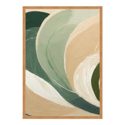 Wandbild 'Harmonische Kreise – Abstrakte Malerei'