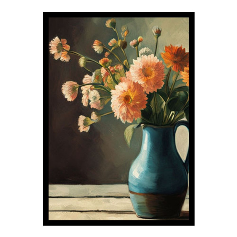 Wandbild 'Schöne Blumen in einer Vase'