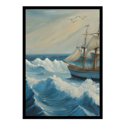 Wandbild 'Die Schifffahrt der Meere'