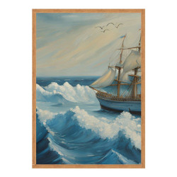 Wandbild 'Die Schifffahrt der Meere'