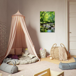 Wandbild 'Der Fluss im Wald'