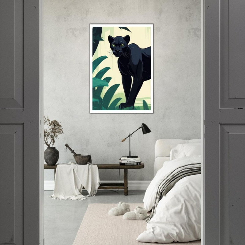 Wandbild 'Unser Dschungel Tiere   der Jaguar'