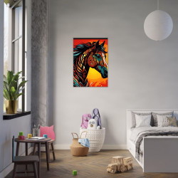 Wandbild 'Das starke Pferd'