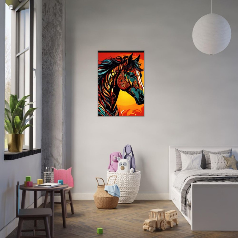 Wandbild 'Das starke Pferd'