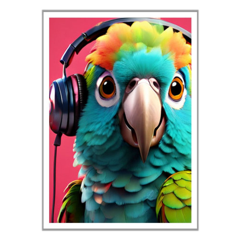 Wandbild 'Unsere süssen Tiere   Papagei'