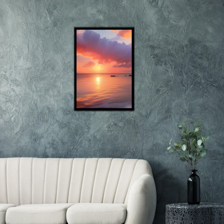 Wandbild 'Der Sonnenuntergang'