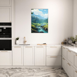 Wandbild 'Landschaftbild eines wunderschönen Waldes'